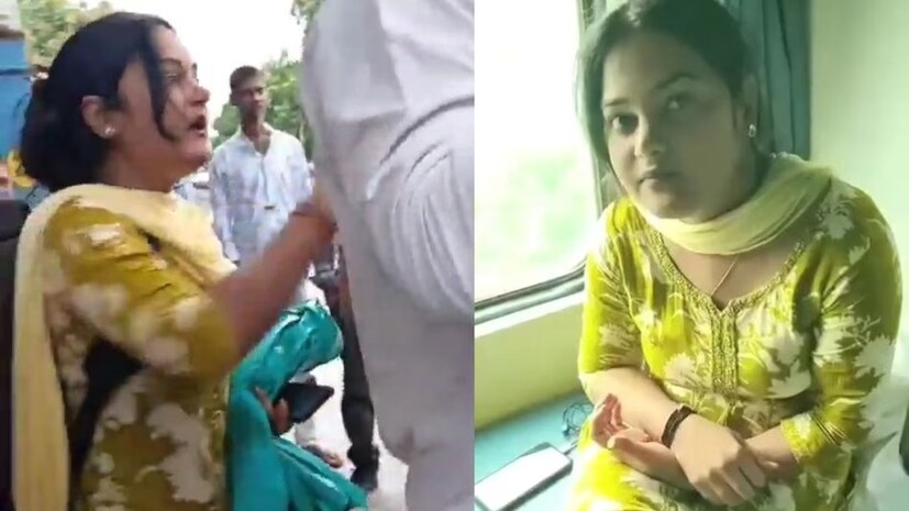 আর ঠিক তখনই টিটিই এসে তার কাছে ট্রেনের টিকিট চায়। মেয়েটি বলে, 