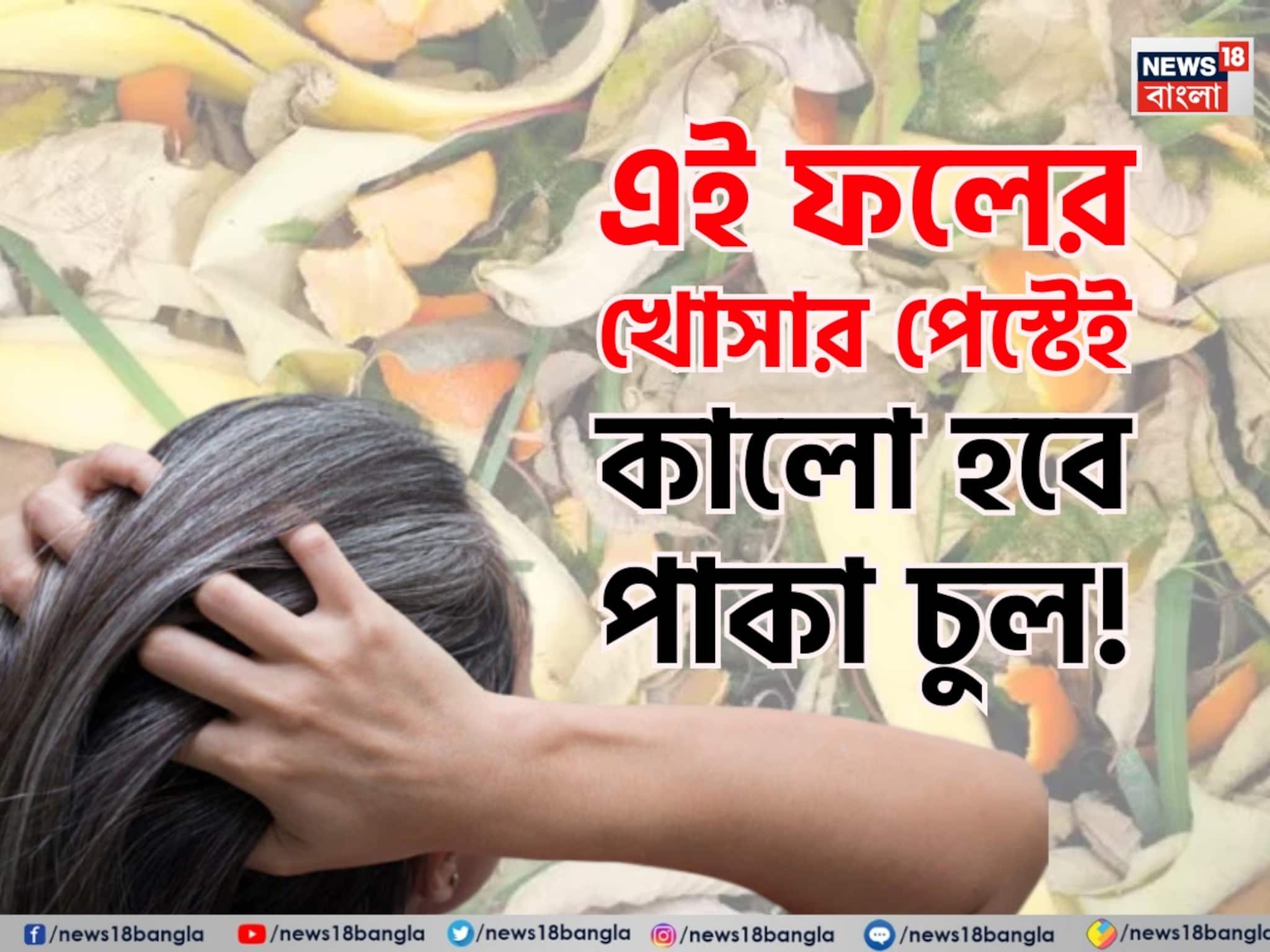 White Hair Colouring Tips: খেলা শেষ দামি কলপ, কালারের! ‘এই’ ফলের খোসার পেস্ট মাথায় দিলেই উধাও সাদা চুল! কালো হবে সব পাকা চুল!