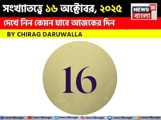 কেমন যাবে ১৬ অক্টোবর দিনটি? সংখ্যাতত্ত্ব অনুযায়ী জানাচ্ছেন জ্যোতিষী চিরাগ দারুওয়ালা