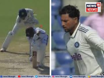 কুলদীপের আউট নিয়েই ভাইরাল চর্চা শুরু