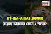 বলুন তো ভারতের কোন ২ শহরে IIT, IIM এবং AIIMS একসঙ্গে রয়েছে? নাম শুনলে হা হবেন!