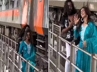 রেল ওভারব্রিজে হাঁটছিল তরুণী.. ঝড়ের বেগে ছুটে আসছিল বন্দে ভারত ট্রেন, পরক্ষণেই যা শুরু হল!