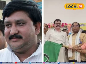 তৃণমূল বিধায়ক সত্যজিৎ বিশ্বাস (বাঁদিকে) খুনে অভিযুক্ত নেতা তৃণমূলে৷