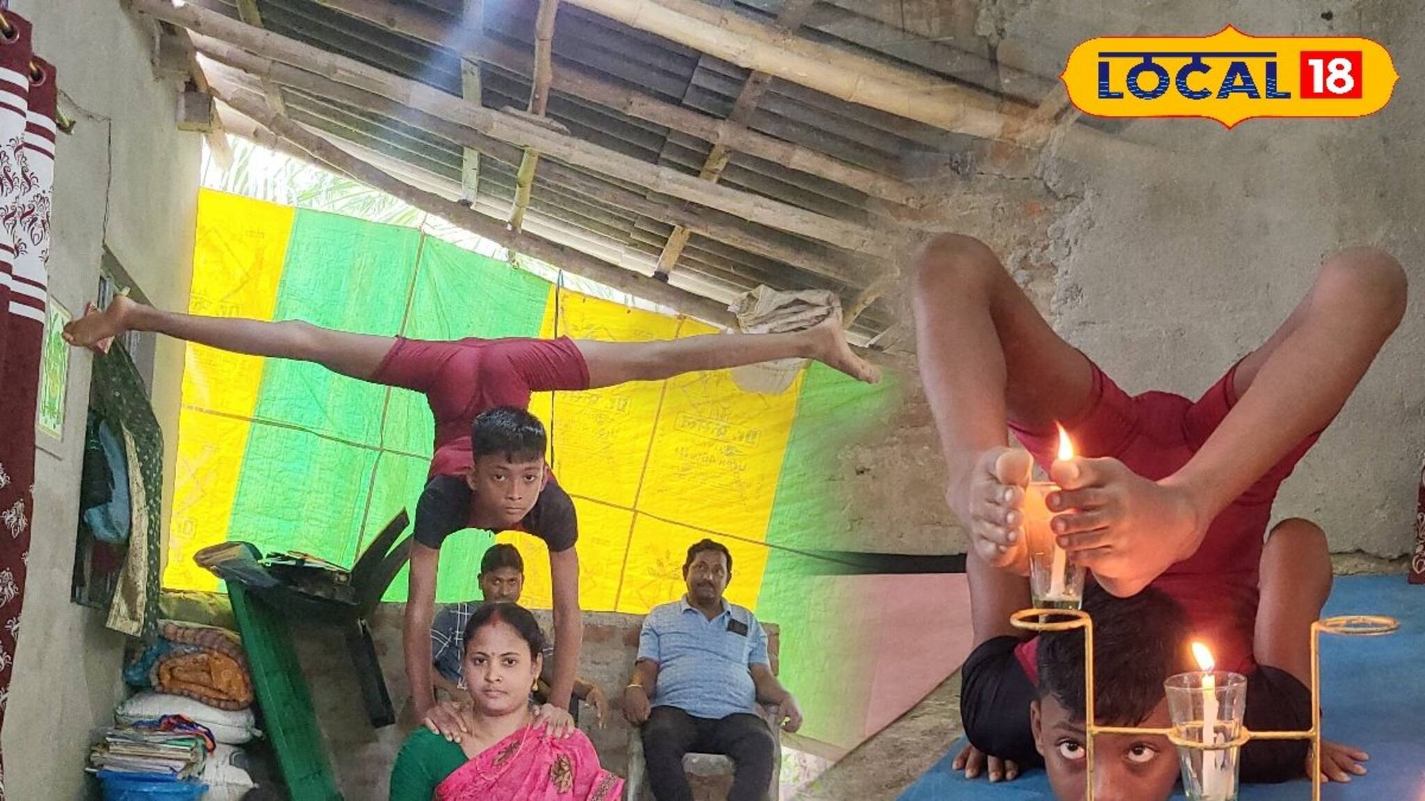 হাত দিয়ে হাঁটা, পা দিয়ে চশমা পরা, কী অদ্ভুত পারদর্শিতা! না দেখলে বিশ্বাস হবে না