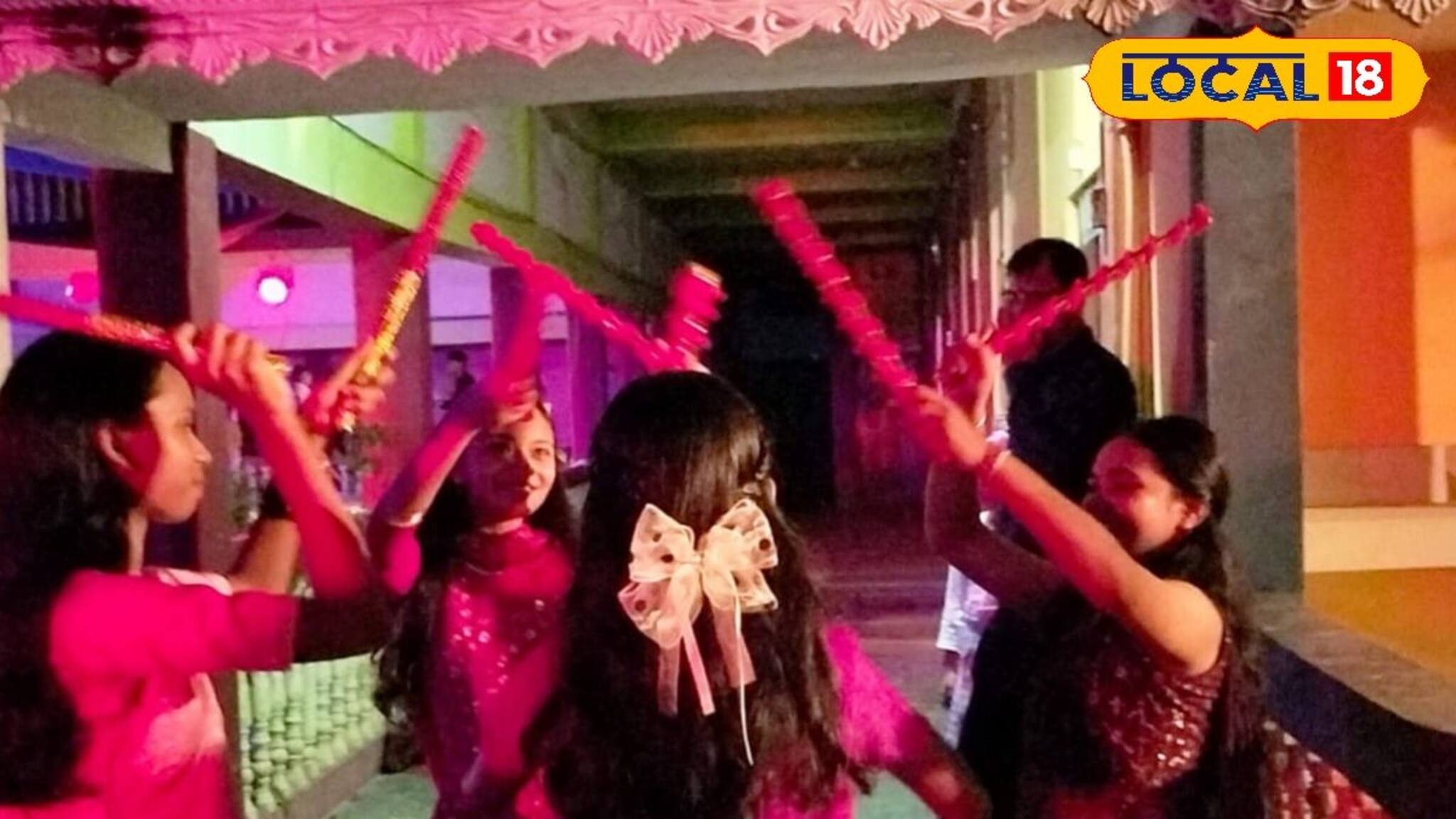 কালচিনিতে এক টুকরো গুজরাত, ডাণ্ডিয়াতে মাতল ছেলেমেয়েরা, ছবিতে দেখুন