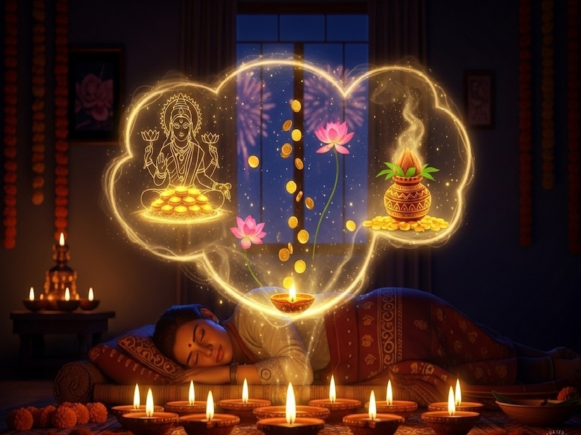 স্বপ্ন কখনও কেবল কল্পনা নয়, অনেক সময় ভবিষ্যতের সংকেতও বটে।দীপাবলির আগে যদি আপনি এই স্বপ্নগুলির মধ্যে কোনওটি দেখে থাকেন, তবে বুঝে নিন—ভাগ্যের দরজা খুলছে, আর লক্ষ্মী দেবী স্বয়ং আসছেন আপনার ঘরে।