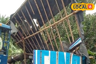 অল্প সময়ের ঝড়ে ক্ষতির পাহাড়! ভেঙে পড়ল মন্ডপ, উড়ল বাড়ির চাল