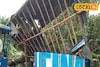 অল্প সময়ের ঝড়ে ক্ষতির পাহাড়! ভেঙে পড়ল মন্ডপ, উড়ল বাড়ির চাল