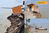 উত্তরবঙ্গের পাহাড়ে বিপর্যয়ের মাঝেই এ কী ছবি মুর্শিদাবাদে! সুতোয় ঝুলছে বাসিন্দাদের ভাগ্য