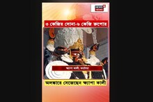 ৩ কেজির সোনা ৬ কেজি রুপোর অলঙ্কারে সেজেছেন ক্ষ্যাপা কালী!