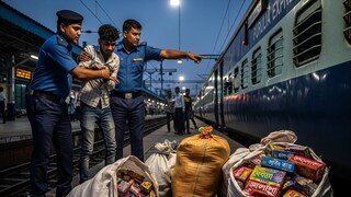 খড়্গপুর স্টেশনে পুরুলিয়া এক্সপ্রেস থেকে নামা এক যুবকের ব্যাগে ১০০-র বেশি নিষিদ্ধ শব্দবাজি উদ্ধার করল জিআরপি। ডিএসপি নবেন্দু দে তদন্তে, বাজি বাজেয়াপ্ত ও যুবক হেফাজতে! খড়্গপুর স্টেশনে পুরুলিয়া এক্সপ্রেস থেকে নামা এক যুবকের ব্যাগে ১০০-র বেশি নিষিদ্ধ শব্দবাজি উদ্ধার করল জিআরপি। ডিএসপি নবেন্দু দে তদন্তে, বাজি বাজেয়াপ্ত ও যুবক হেফাজতে!