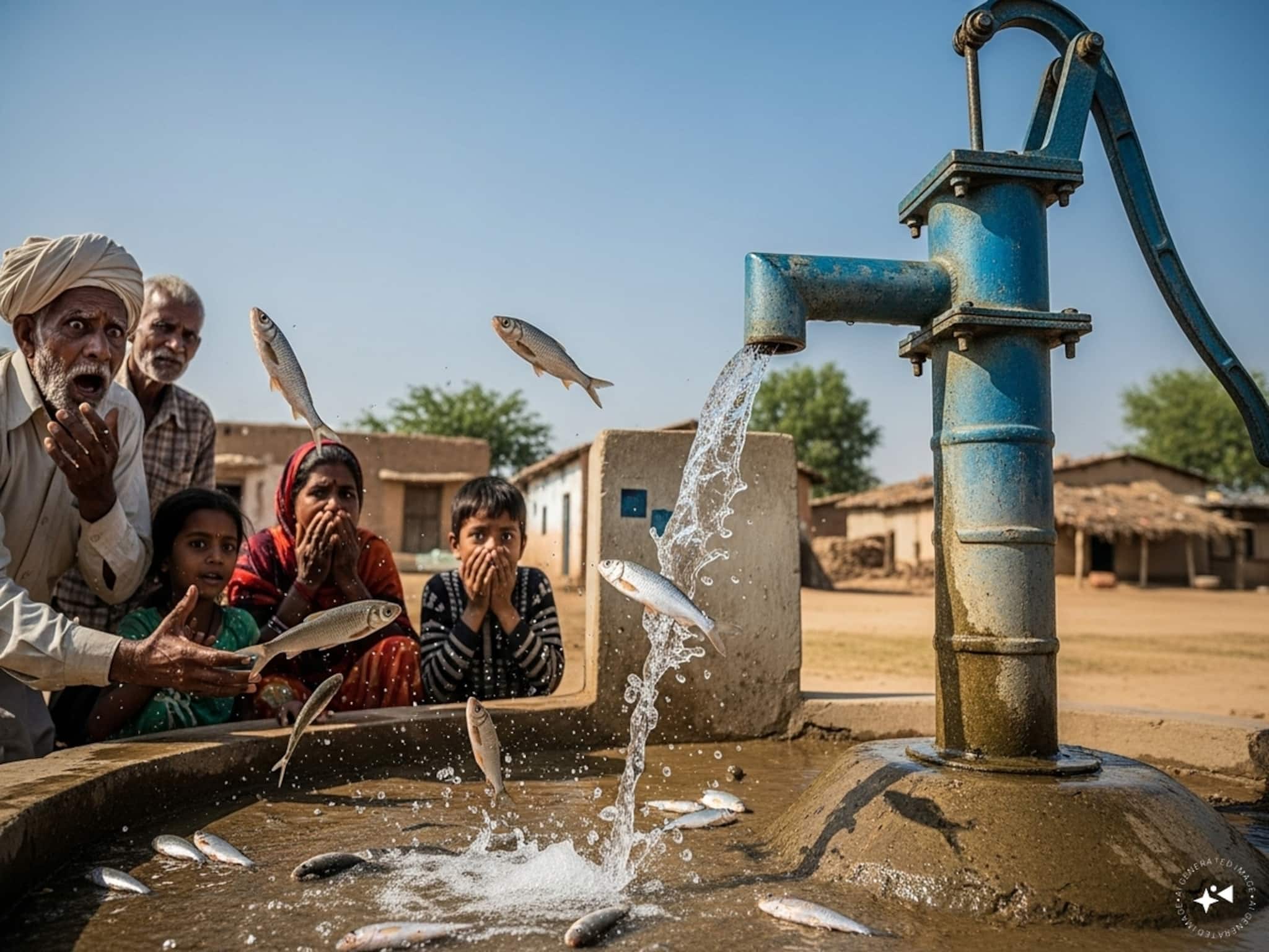 টিউবওয়েল পাম্প করলেই জল নয়... লাফ দিয়ে বেরচ্ছে এগুলো কী! রহস্য গ্রামে, সবার মাথায় হাত!