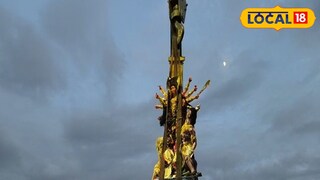 মাল নদীতে হাইড্রার সাহায্যে শুরু হল প্রতিমা নিরঞ্জন পর্ব