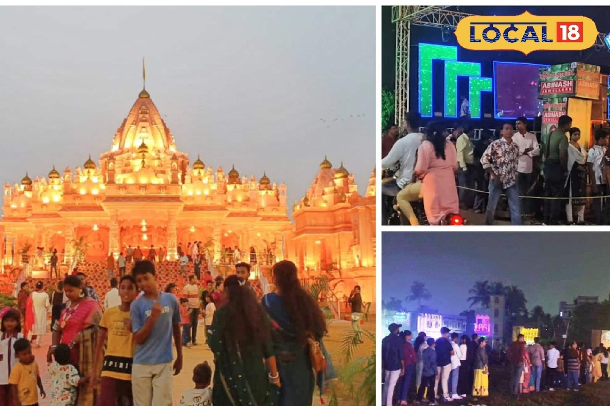 কালীপুজোয় দর্শনার্থীদের লাইন ভূতের দোরগোড়ায়, শহর প্রান্তে দাঁড়িয়ে ৩০ ফুটের চামুণ্ডা