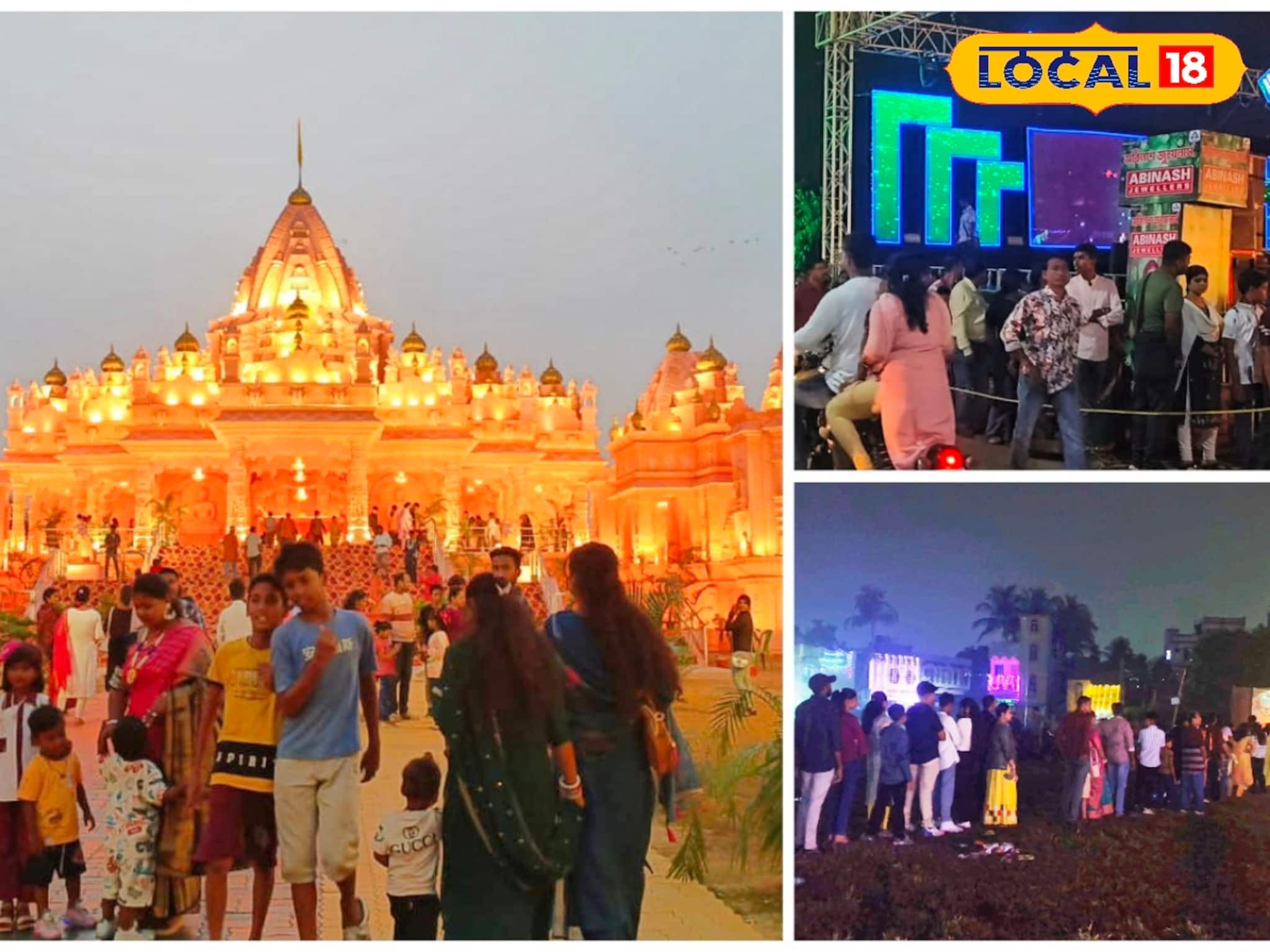 কালীপুজোয় দর্শনার্থীদের লাইন ভূতের দোরগোড়ায়, শহর প্রান্তে দাঁড়িয়ে ৩০ ফুটের চামুণ্ডা