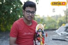 Kali Puja 2025 : ৪০ ফুট, ৮৫ ফুটের কালীমূর্তি তো অনেক হল! দেখুন উল্টোটাও! ১২ ইঞ্চির কালী মূর্তি বানিয়ে তাক লাগিয়ে দিয়েছে কিশোর