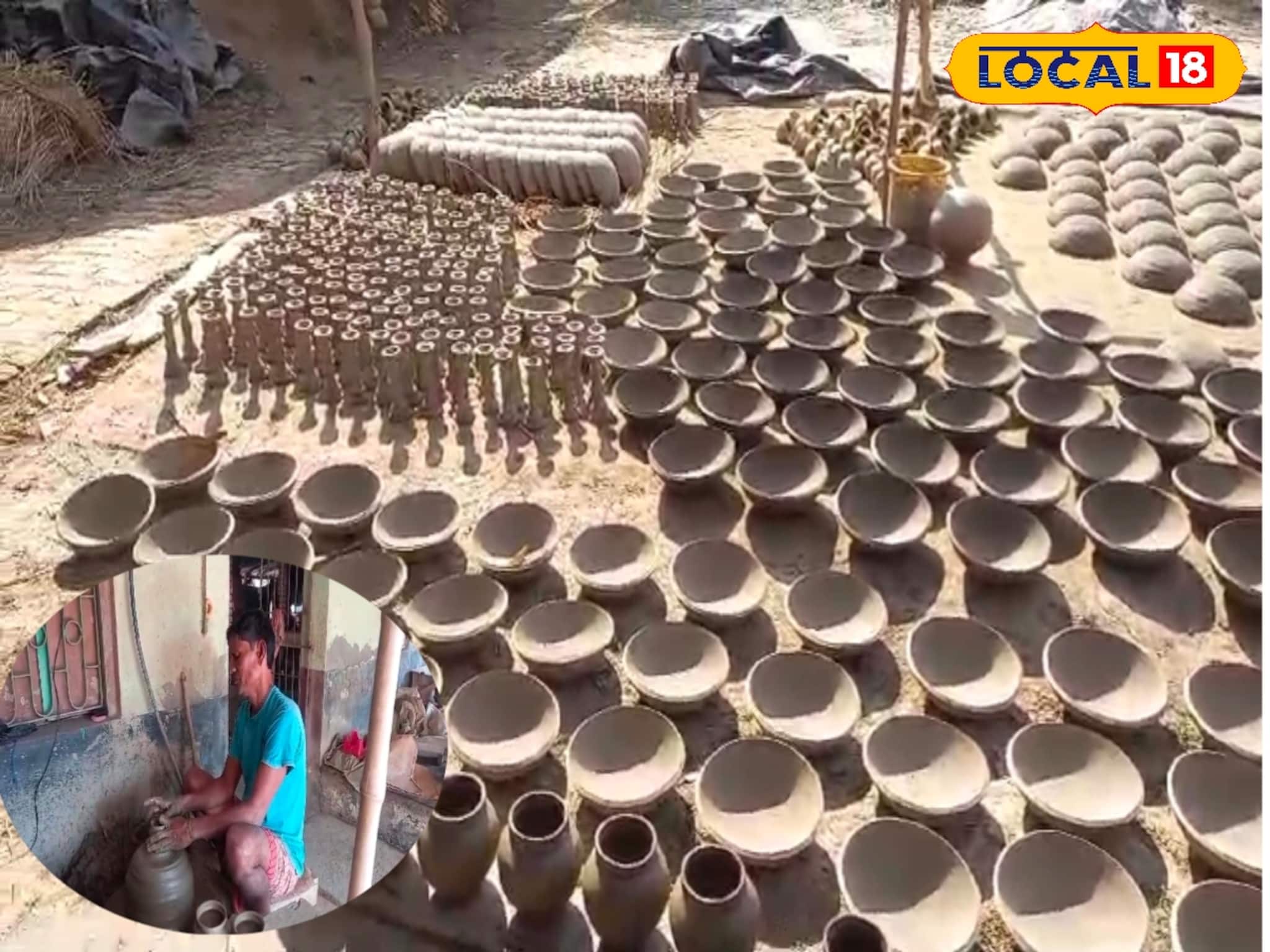 আলোর উৎসবে 'ছায়া' ফেলেছে বৃষ্টি! কালীপুজোর আগে চাপে মৃৎশিল্পীরা