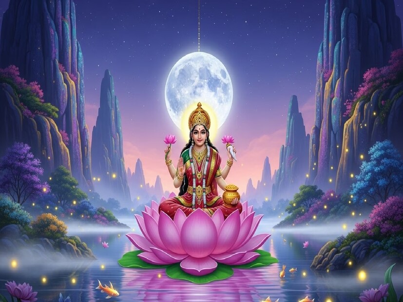 শারদ পূর্ণিমার রাতে ঘরের ইশান কোণে (উত্তর-পূর্ব দিক) মা লক্ষ্মীর মূর্তি বা ছবি স্থাপন করুন। ঘি-এর প্রদীপ জ্বালান এবং দুধজাত মিষ্টি, সাদা ফুল, ও বিবাহজনিত সামগ্রী (সৌভাগ্যের প্রতীক দ্রব্য) নিবেদন করুন।পূজা চলাকালীন ‘শ্রী লক্ষ্মী মন্ত্র’ ও ‘কণকধারা স্তোত্র’ পাঠ করলে দেবী বিশেষভাবে প্রসন্ন হন।