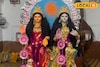 কোজাগরীর রাতে একসঙ্গে লক্ষ্মী ও সরস্বতীর পুজো! শান্তিনিকেতনের কাছেই