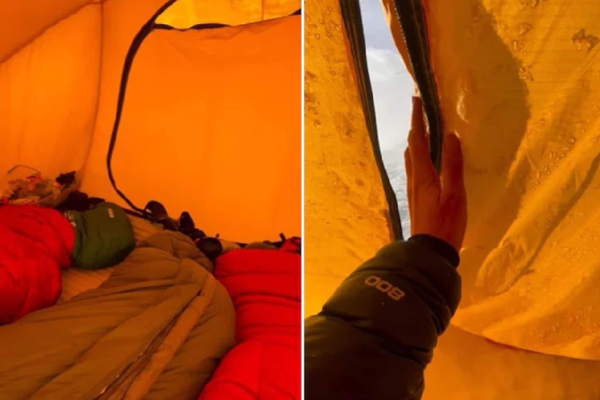 তাঁবুর ভেতরে ঘুমোচ্ছিলেন পর্বতারোহী তরুণী, সকালবেলা পর্দা সরাতেই যা দেখলেন... শিউরে উঠবেন