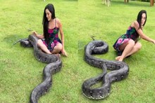 আদরের পোষা সাপের পেটেই চলে যাচ্ছিলেন! ইউটিউবার তরুণীর সঙ্গে যা হল, ভিডিও দেখলে শিউরে উঠবেন