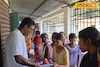 বন্যা ভাসিয়েছে বই, কিন্তু ভাসাতে পারেনি পড়ার ইচ্ছে! ত্রাণ শিবিরে মন ভাল করা ছবি