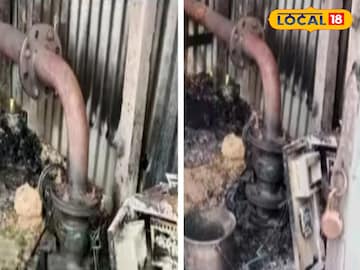 আগুনে ভস্মিভূত পাম্পসেট  আগুনে ভস্মিভূত পাম্পসেট