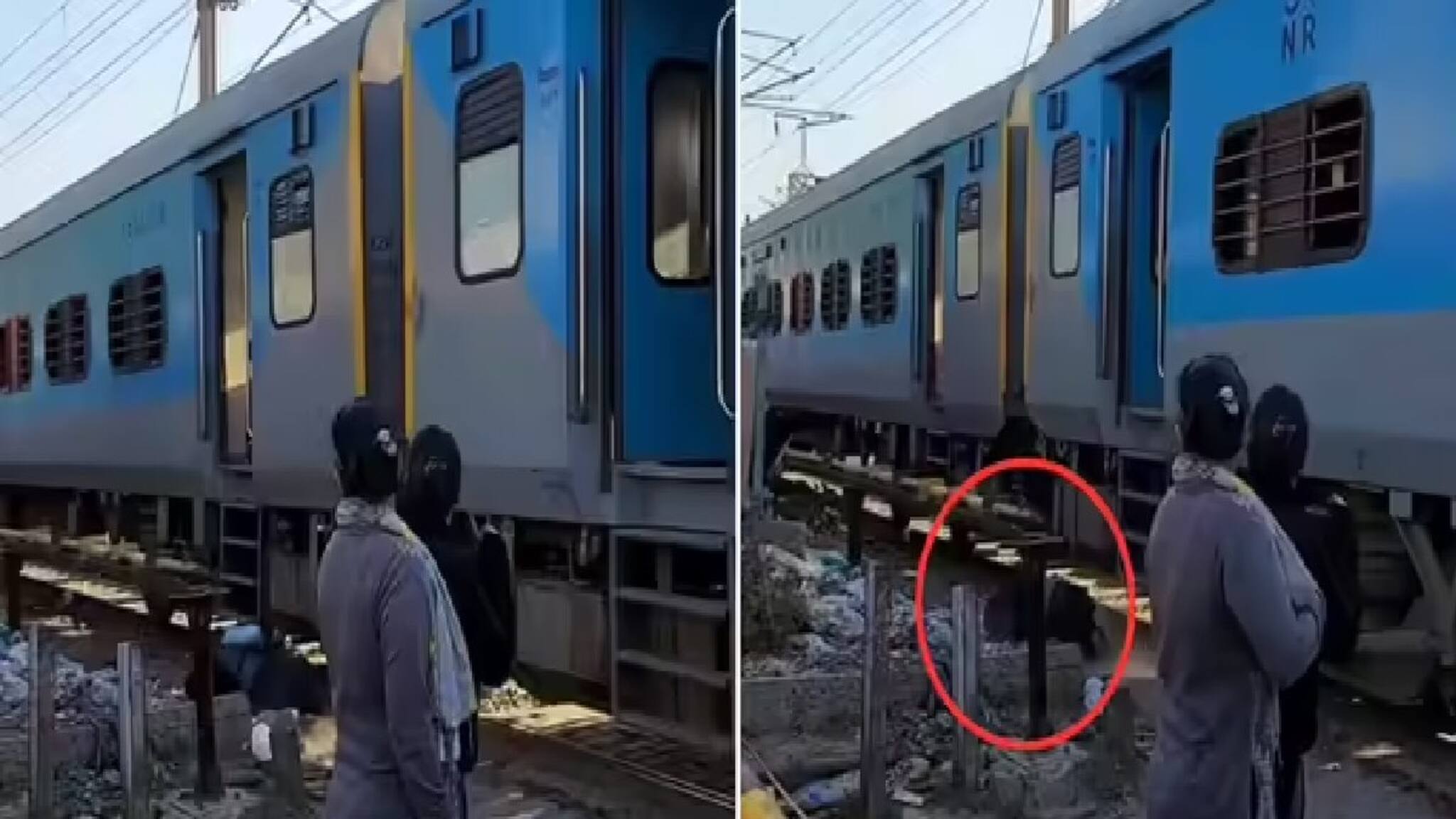 চলন্ত ট্রেনে উঠতে গিয়ে পিছলে গেল পা! ভয়ঙ্কর দৃশ্যের ভিডিও ভাইরাল...দেখলে শিউরে উঠবেন!