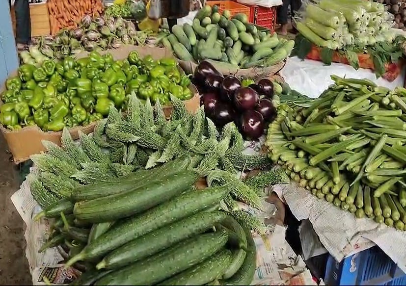 সবজি বাজারেও দেখা গেছে স্থিতিশীলতা। বেগুন সেঞ্চুরি ছোঁয়ায় ক্রেতারা কিছুটা বিরক্ত হলেও, অন্য সবজির দাম অনেকটাই সাধারণ। শসা ৫০, ফুলকপি ৫০–৬০, ক্যাপসিকাম ১০০–১৫০, আলু ২০, লাউ ৫০, করলা ৭০, ঝিঙ্গা ৮০, মূলা ৬০, কুমড়ো ১০–১৫, পটল ৫০–৬০, ঢেঁড়স ৮০, কাঁচা লঙ্কা ৮০, পেঁয়াজ ২০–২৫, আদা ৮০ টাকা দরে বিক্রি হচ্ছে। 