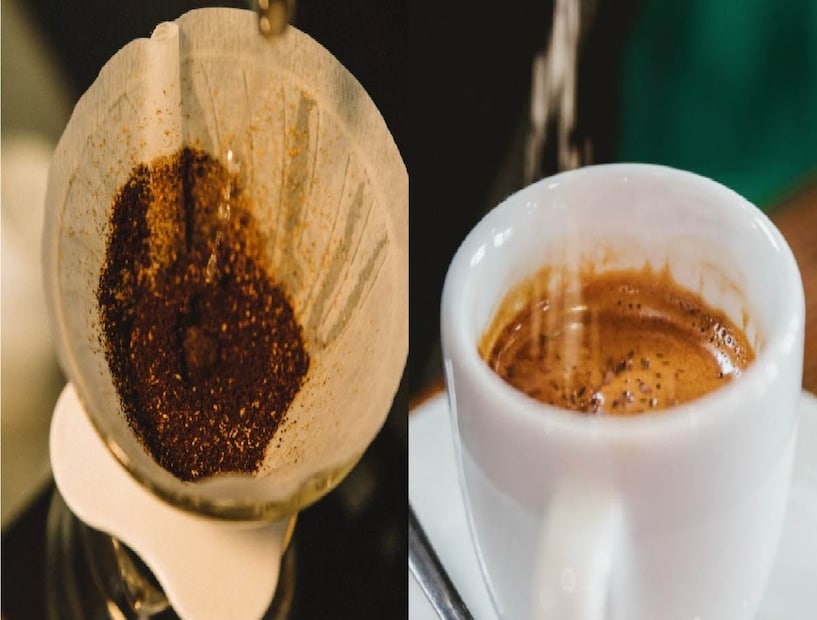 ১ চা চামচ কফিগুঁড়ো আর অর্ধেক চামচ নুন এক মগ জলে মিশিয়ে নিন। তৈরি ঘরোয়া সার।