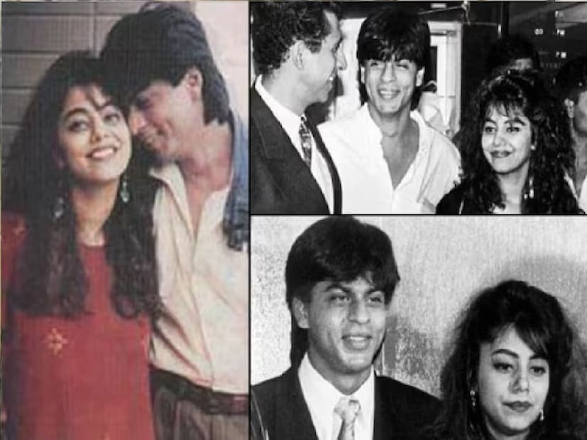 গৌরীকে একটি ছেলের সঙ্গে নাচতে দেখেন শাহরুখ। ভাল লেগে যায় প্রথম দর্শনেই। গৌরীকে এক সঙ্গে নাচের প্রস্তাব দেন শাহরুখ, গৌরী বলেন, সেটা সম্ভব নয়। কারণ তাঁর প্রেমিক রয়েছেন। গৌরী কিন্তু সে দিন মিথ্যা বলেছিলেন। নিজের দাদাকেই সে দিন প্রেমিক সাজিয়েছিলেন তিনি। আসলে দু’জনেই তো অনেক ছোট তখন। গৌরীর দাদাও শাহরুখকে খানিকটা হুমকির সুরেই বলছিলেন, বোনের থেকে দূরে থাকার জন্য।