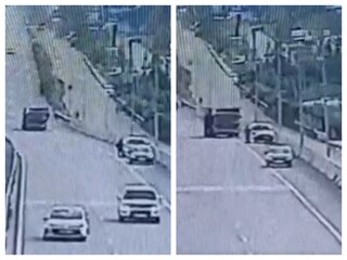 রাস্তার ধারে দাঁড়িয়ে থাকা নৃত্যশিল্পীকে পিষে দেয় ট্রাক৷ ছবি-এক্স