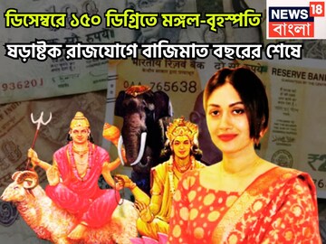 ১৫০ ডিগ্রিতে মঙ্গল-বৃহস্পতি, ষড়াষ্টক রাজযোগে বদলাবে বহু অঙ্ক, সংসার, চাকরি, প্রতিষ্ঠা