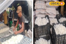 এ যেন খাজা বাতাসার পাহাড়! বোল্লা পুজোয় নাওয়া-খাওয়া ভুলে ভোগ তৈরিতে ব্যস্ত কারিগরেরা