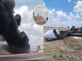 কঙ্গোয় ভেঙে পড়ল একটি চার্টার্ড বিমান ! (Photo Source: X) কঙ্গোয় ভেঙে পড়ল একটি চার্টার্ড বিমান ! (Photo Source: X)