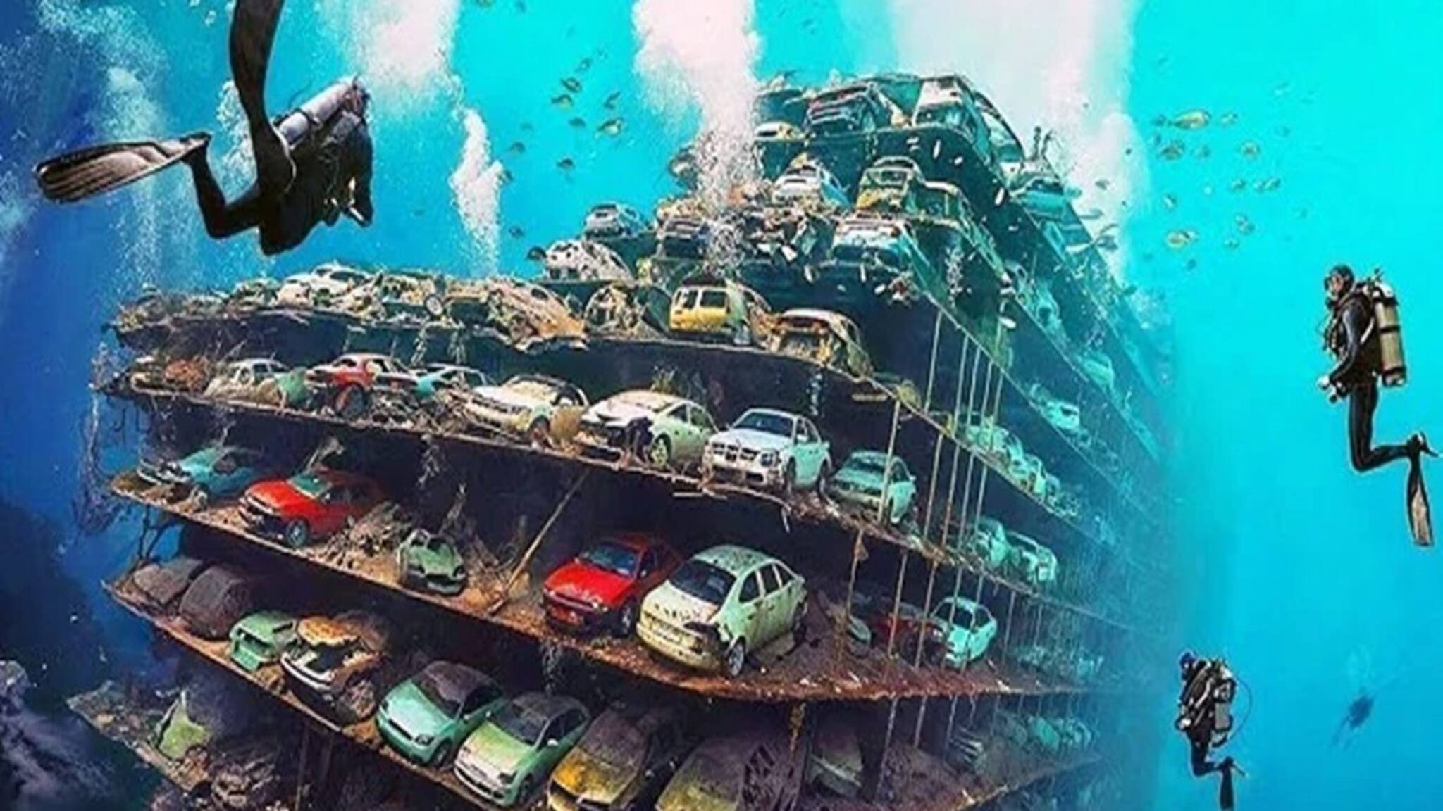 ১০০০-এর বেশি পোর্শে, ৮৫ ল্যাম্বরগিনি এবং আরও অনেক মডেল, ৯,০০,০০,০০,০০০ টাকার দামি দামি গাড়ি পড়ে আছে আটলান্টিক মহাসাগরের তলদেশে !