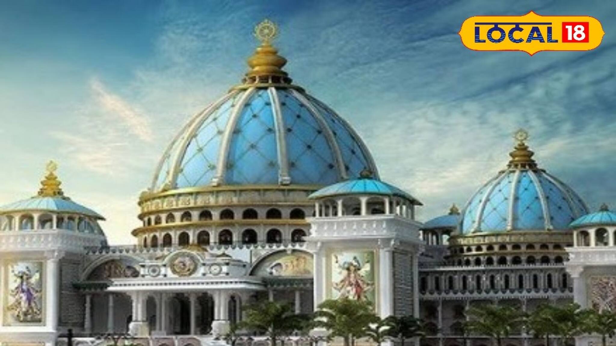 শত শত প্রদীপের আলোয় উদ্ভাসিত চতুর্দিক, মায়াপুরে ইসকন মন্দিরে চলছে পবিত্র দীপদান অনুষ্ঠান