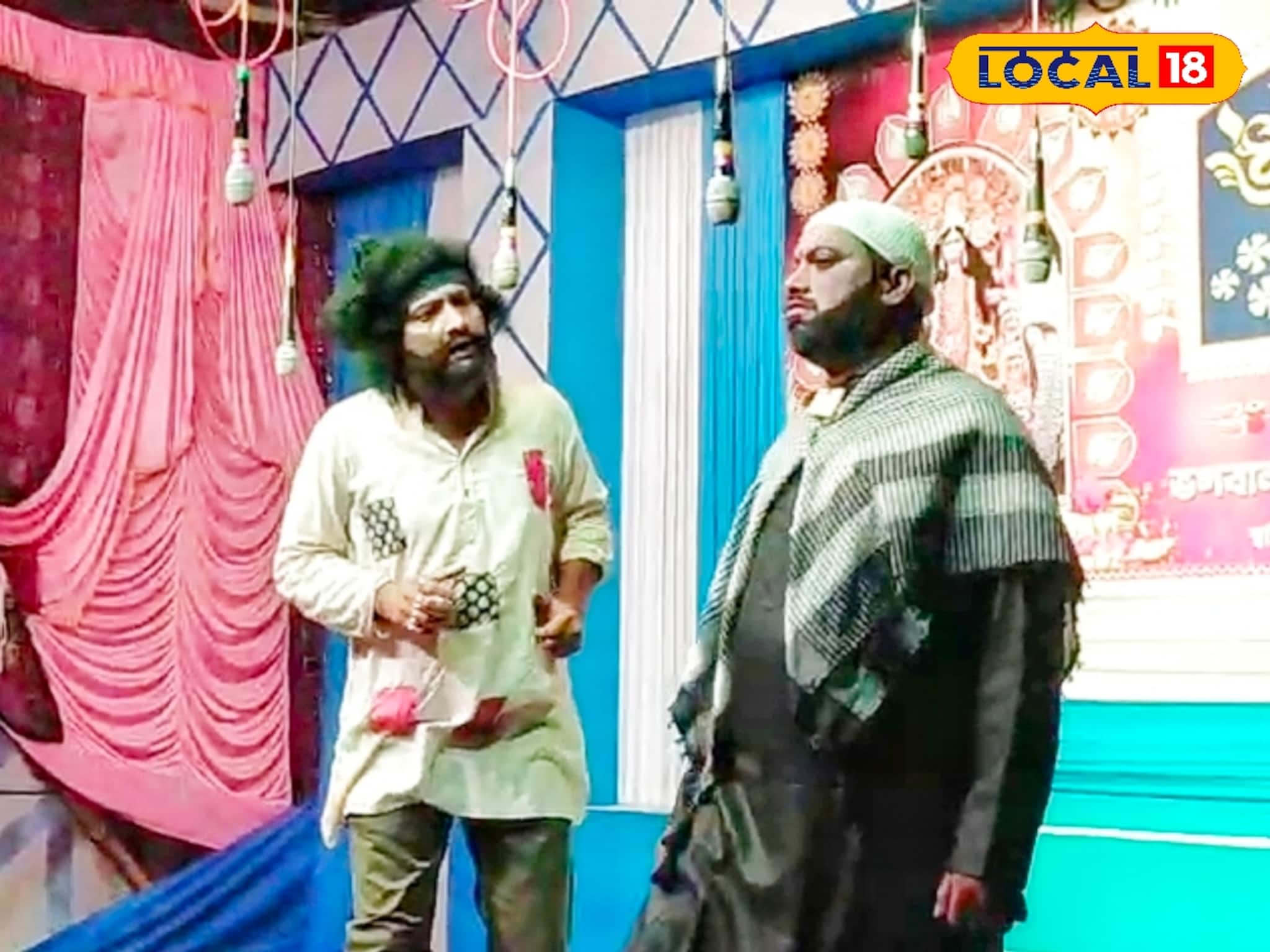 রাজনীতির সঙ্গেই দাপিয়ে অভিনয় ! যাত্রাপালায় মঞ্চ মাতালেন তৃণমূল নেতা