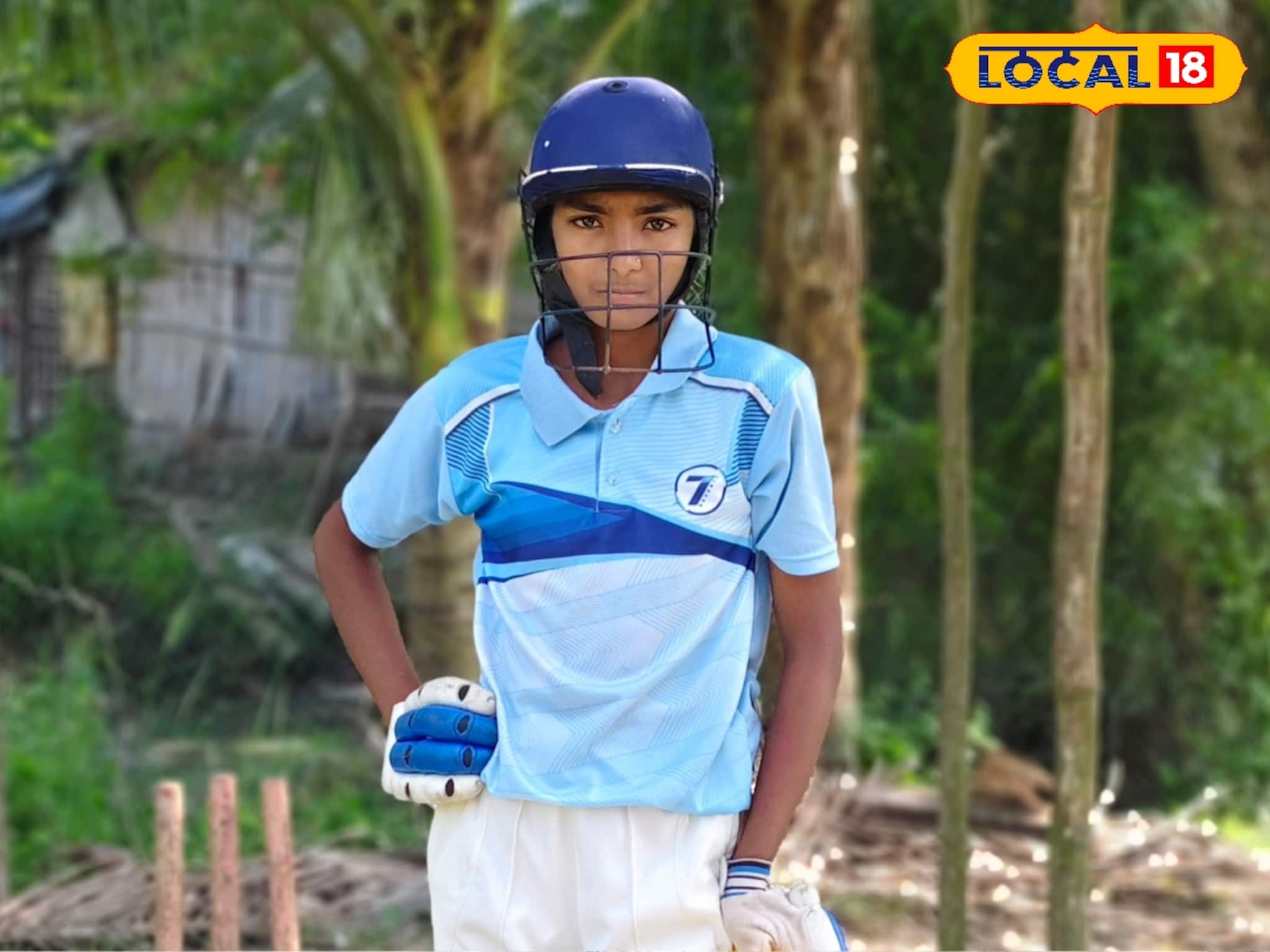 Little Richa In Patashpur: কচি মেয়ের দু চোখে স্বপ্ন ভারতীয় দলের জার্সিতে খেলার, বাবা পুকুর পাড়ে, ধানক্ষেতের পাশে করে দিলেন পিচ