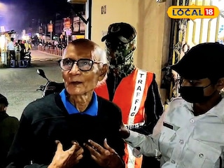 বৃদ্ধের প্রাণ বাঁচাল ট্রাফিক হোম গার্ডের কর্মীরা