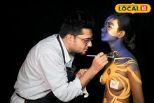  রং তুলিতে মানবশরীরই যখন ক্যানভাস! বিশ্ব বডি পেইন্টিং চ্যাম্পিয়নশিপে ভারতের প্রতিনিধি বাংলার শৈলেশ 