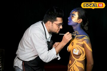  রং তুলিতে মানবশরীরই যখন ক্যানভাস! চ্যাম্পিয়নশিপে দেশের মুখ বাংলার শৈলেশ 