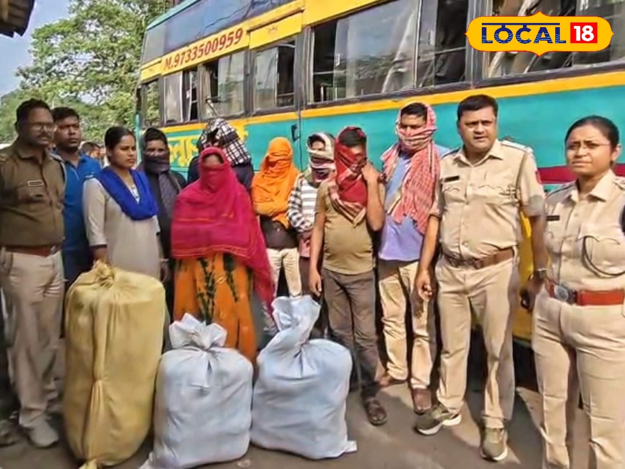 নদিয়ায় বাসের ডিকিতে প্লাস্টিকের ঝুড়ি-বালতির আড়ালে এমন ছক! হাতে নাতে ধরল পুলিশ