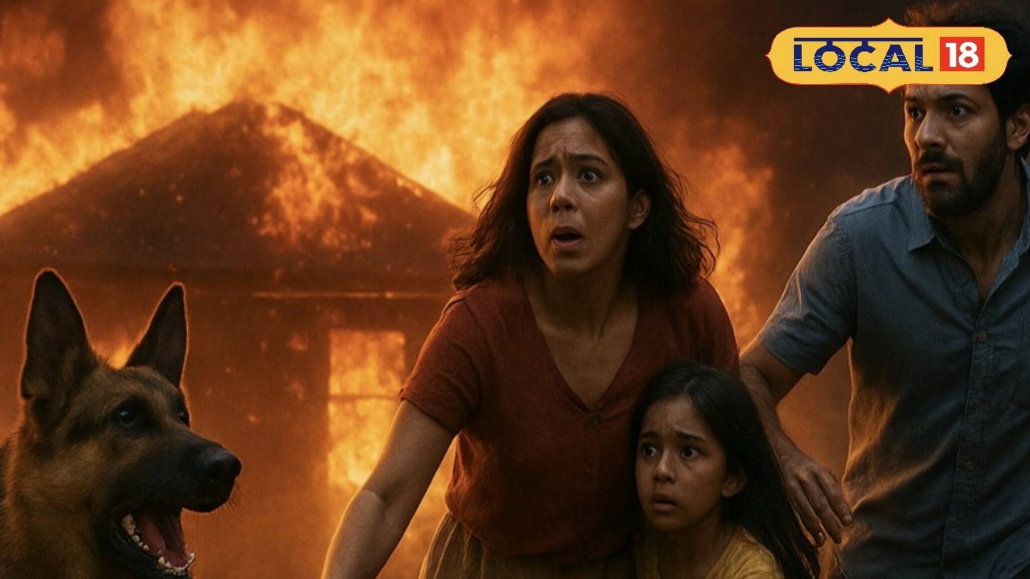 বাড়িতে দাউ দাউ করে আগুন! পোষ্য কুকুরের তৎপতায় প্রাণ বাঁচল সকলের