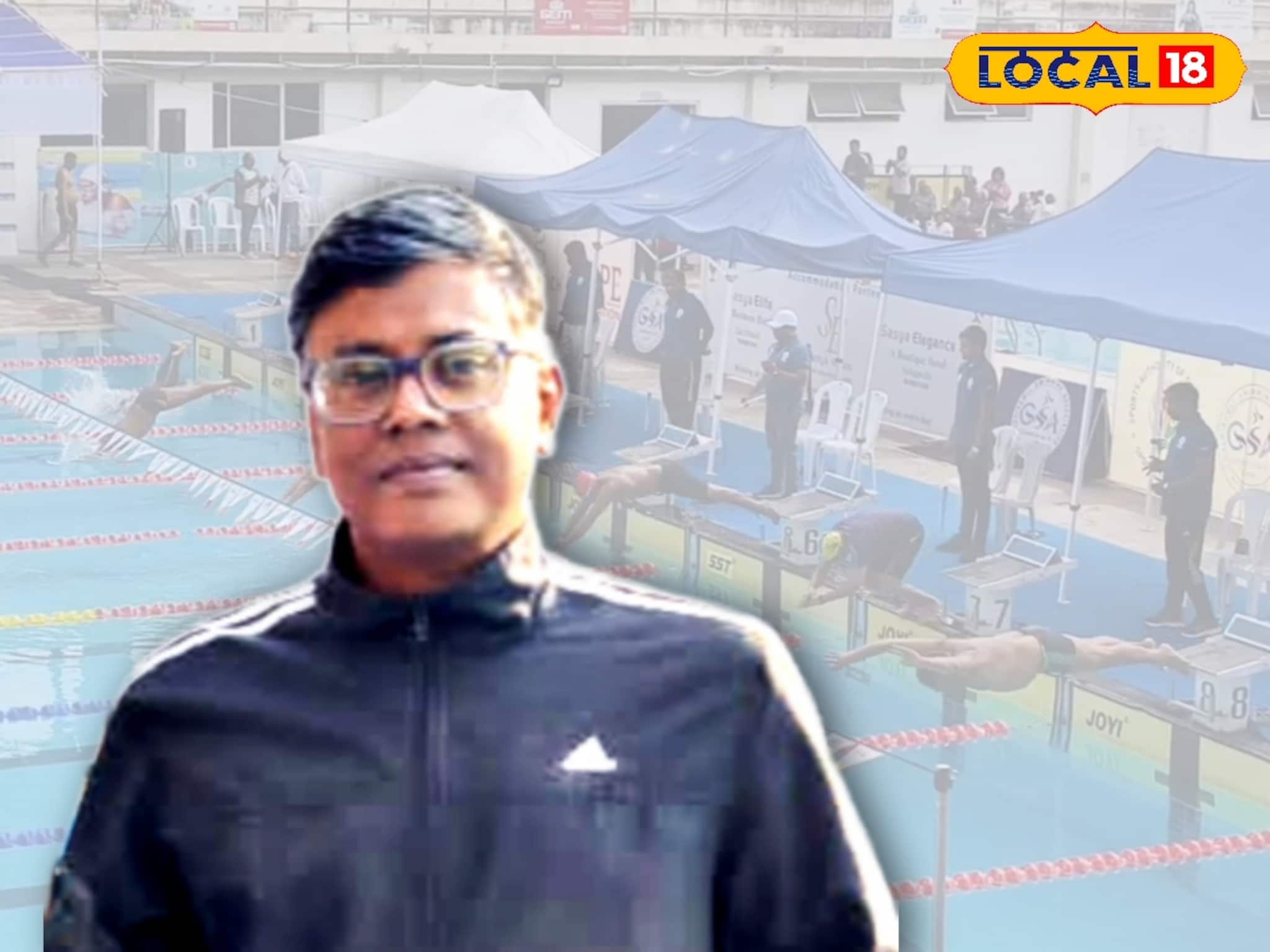 Swimming : ছোট থেকেই শেখা, ৪৬ বছর বয়সে জাতীয় স্তরের সাঁতার প্রতিযোগিতায় পদক জয়