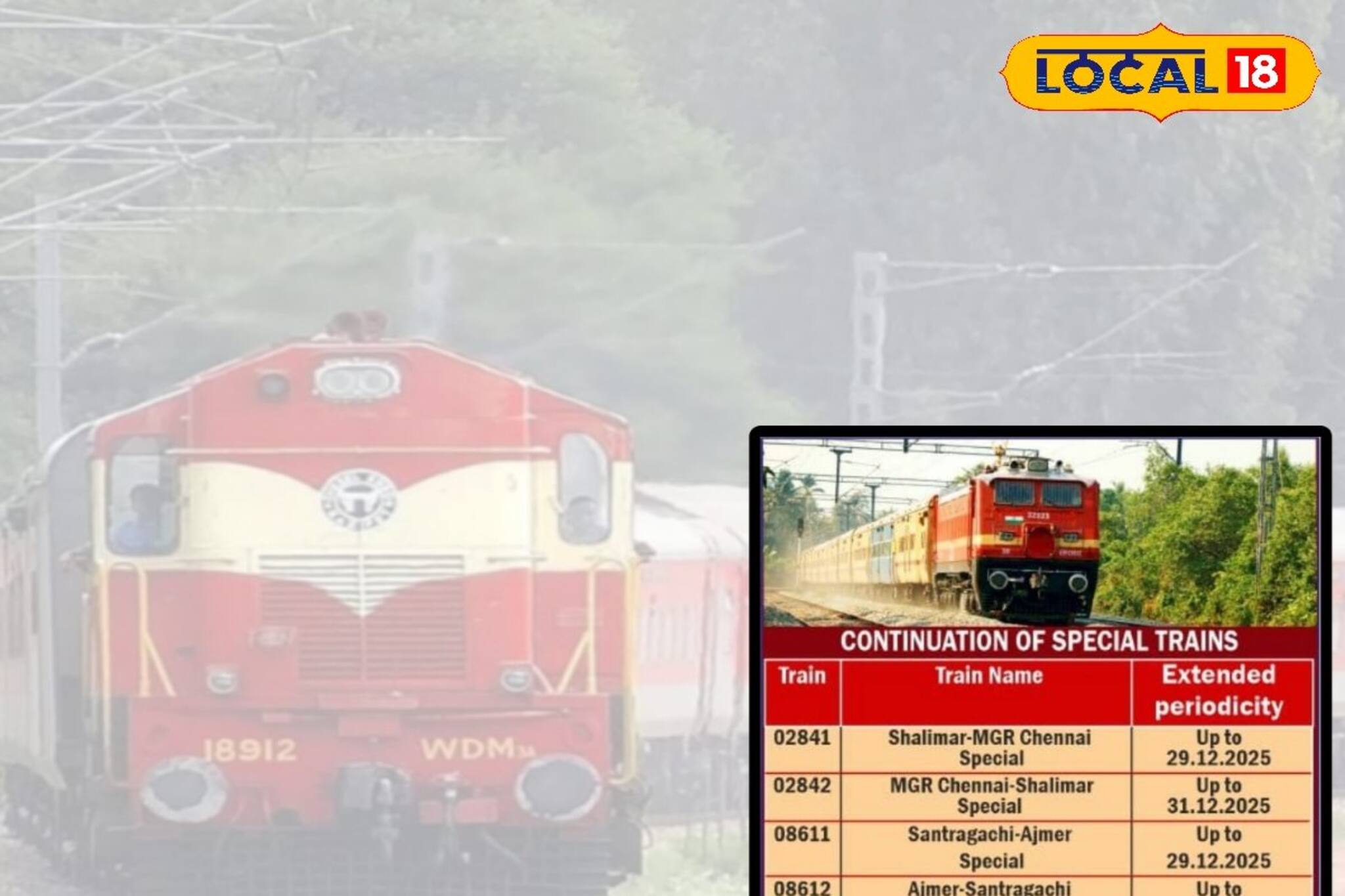 ডিসেম্বরে চেন্নাই কিংবা রাজস্থান প্ল্যান? স্পেশ‍্যাল অফার দিচ্ছে দক্ষিণ পূর্ব রেল