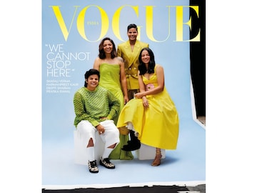 ২২ গজের পর এবার ফ্যাশনেও চ্যাম্পিয়ন হরমনপ্রীতরা (Photo Courtesy: Vogue India)