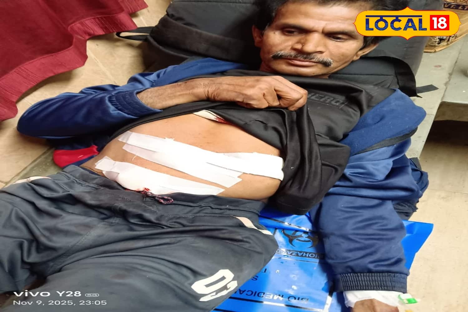 ছুরির কোপে আহত খালিদ আনসারী