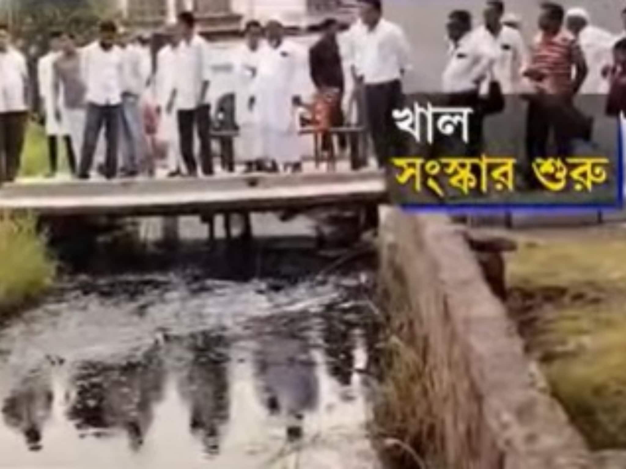 মহেশতলায় শুরু হল ৫০ বছরের পুরনো খাল সংস্কার, খুশি এলাকাবাসী