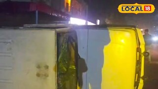 পুলিশের গাড়ি ভাঙচুর অবরোধকারীদের